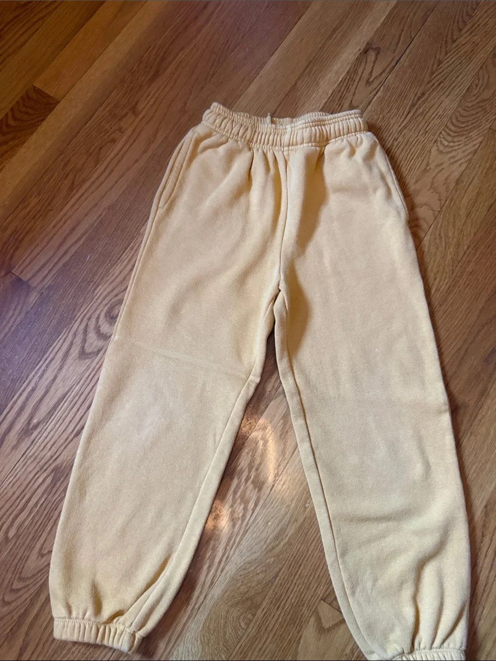 GAP Pale Mustard Campus Sweatshirt & Navy Hood Joggers Set